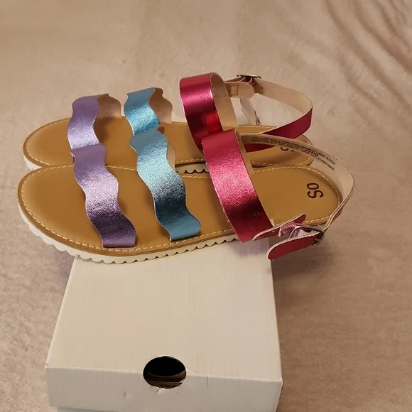 Girls SO Sandals Size 6 - Picture 4 of 13
